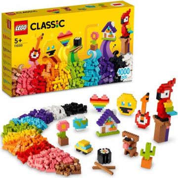 LEGO® Classic - O multime de caramizi 11030, 1000 piese