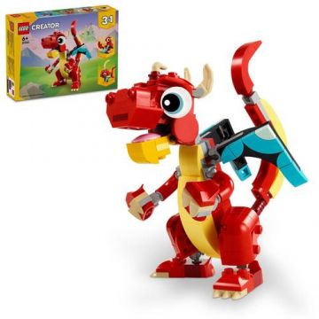 LEGO® Creator 3 in 1 - Dragon rosu 31145, 149 piese