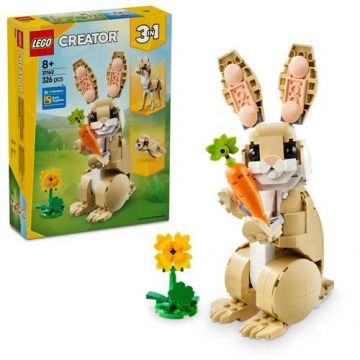 LEGO® Creator 3 in 1 - Iepuras dragalas 31162, 326 piese