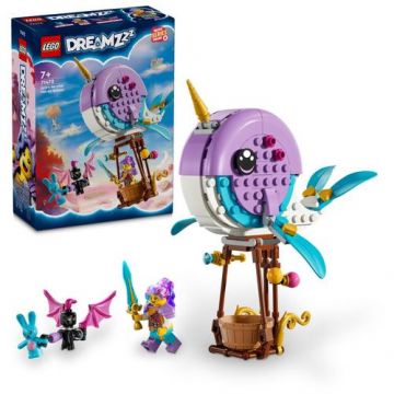 LEGO® DREAMZzz™ - Balonul cu aer cald in forma de narval al lui Izzie 71472, 156 piese