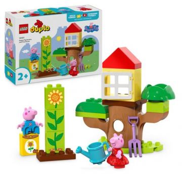 LEGO® DUPLO® - Gradina si casa din copac a Purcelusei Peppa 10431, 20 piese