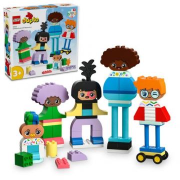 LEGO® DUPLO® - Oameni construibili cu emotii mari 10423, 71 piese