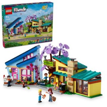 LEGO® Friends - Casele familiale ale lui Olly si Paisley 42620, 1126 piese