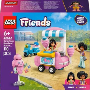 Lego Friends - Taraba cu Vata de Zahar si Scuter (42643)