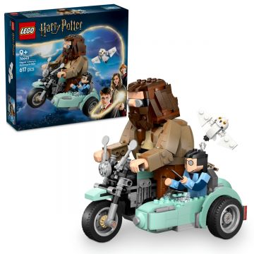 LEGO Harry Potter: Hagrid si Harry pe motocicleta