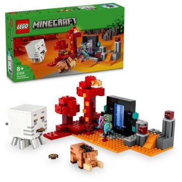 LEGO® Minecraft® - Ambuscada in portalul nether 21255, 352 piese