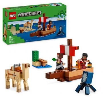 LEGO® Minecraft® - Calatorie pe corabia de pirati 21259, 166 piese