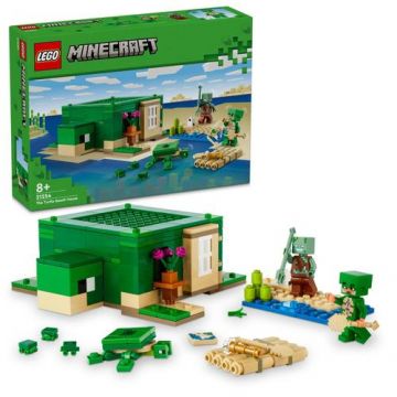 LEGO® Minecraft® - Casa de pe plaja testoaselor 21254, 234 piese