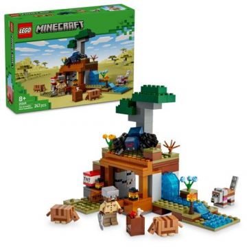 LEGO® Minecraft - Expeditia de minerit cu Tatu 21269, 247 piese