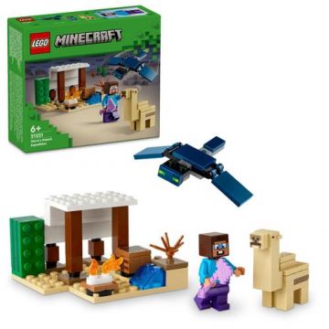 LEGO® Minecraft® - Expeditia in desert a lui steve 21251, 75 piese