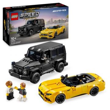 LEGO® Speed Champions - Mercedes-AMG G 63 si Mercedes-AMG SL 63 76924, 808 piese