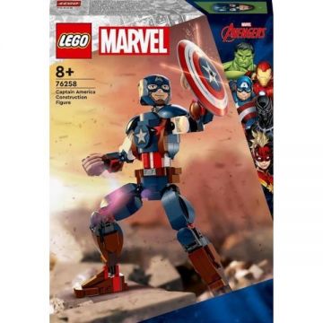 Lego Super Heroes - Figurina de constructie Captain America