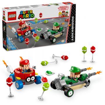 LEGO Super Mario: Mario Kart Baby Mario si Baby Luigi