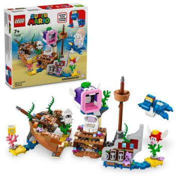 LEGO® SUPER MARIO™ - Set de extindere - Aventura lui Dorrie la epava scufundata 71432, 500 piese