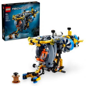 LEGO® Technic - Submarin de cercetare la mare adancime 42201, 413 piese