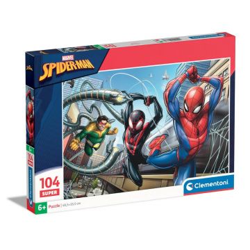 Puzzle Clementoni, Spiderman, Super, 104 piese