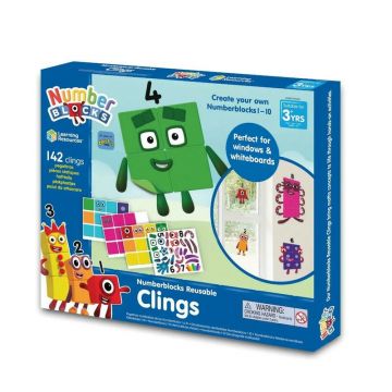 Set activitati cu abtibilduri reutilizabile - Numberblocks