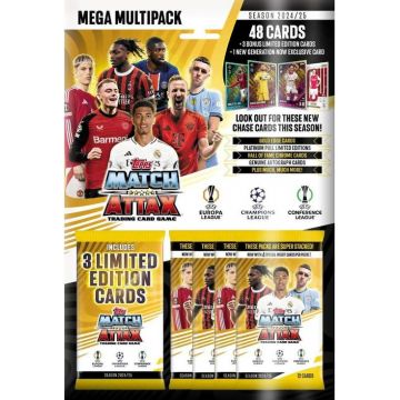 Set cartonase Mega Multipack Topps Match Attax 24/25