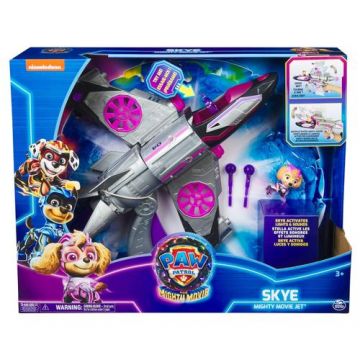 Vehicul Paw Patrol Mighty Movie, Skye Mighty Movie Jet