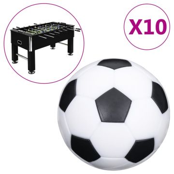 Gossi bile pentru masa de fotbal, 10 buc., 32 mm ,abs