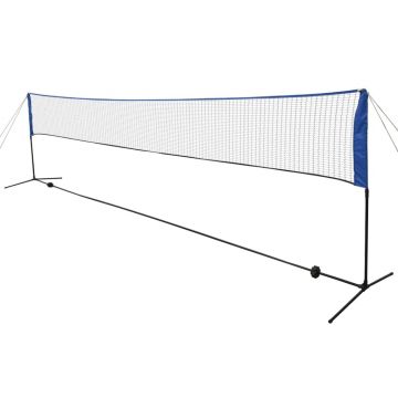 Gossi fileu de badminton cu fluturasi, 600 x 155 cm