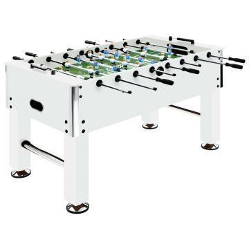 Gossi masa de fotbal, alb, 140x74,5x87,5 cm, otel, 60 kg