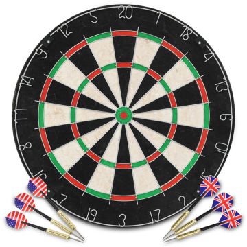 Gossi placa de darts profesionala cu 6 sageti, sisal