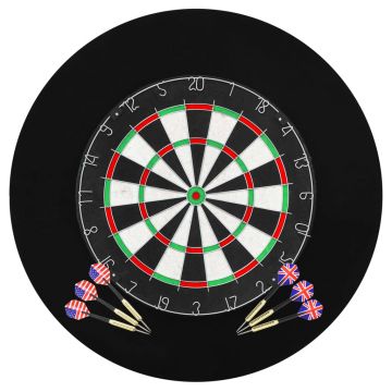 Gossi placa de darts profesionala din sisal, cu 6 sageti si bordura