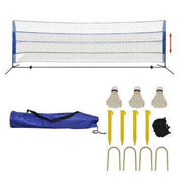 Gossi set fileu de badminton, cu fluturasi, 500x155 cm