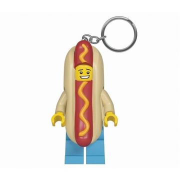 LEGO® Breloc cu lanterna LEGO - Baiatul Hot Dog LGL-KE119