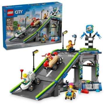 LEGO® City - Fara limite: Rampa pentru curse de masini 60460, 436 piese