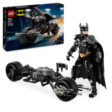 LEGO® DC - Figurina de constructie Batman™ si motocicleta Bat-Pod 76273, 713 piese