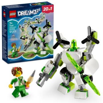 LEGO® DREAMZzz - Aventurile cu roboti si vehicule ale lui Z-Blob 71487, 121 piese