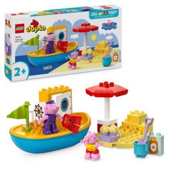 LEGO® DUPLO® - Excursia cu barca a Purcelusei Peppa 10432, 23 piese