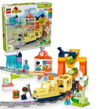 LEGO® DUPLO - Tren comunitar mare si interactiv 10428, 103 piese