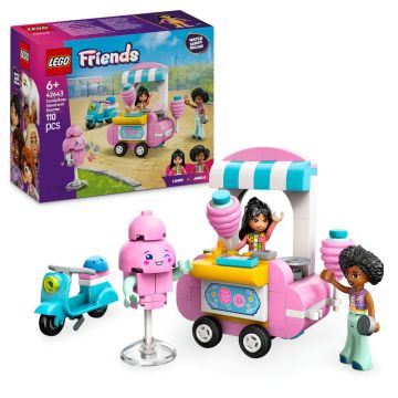 Lego Friends Taraba cu vata de Zahar si Scuter 42643