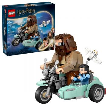 Lego Harry Potter Hagrid si Harry pe Motocicleta 76443