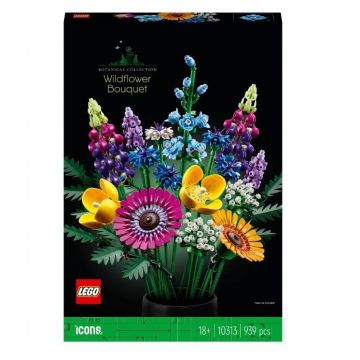 LEGO® Icons Creator Expert - Buchet de flori de camp 10313, 939 piese