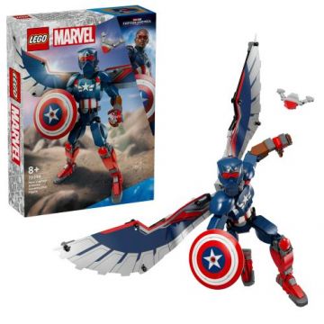 LEGO® Marvel - Batalia dintre Capitanul America si Hulk rosu 76296, 359 piese