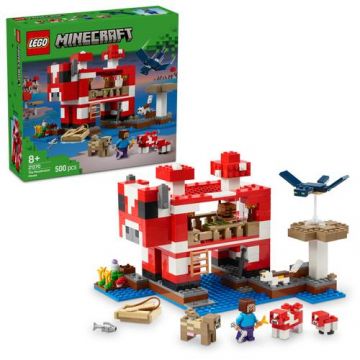 LEGO® Minecraft - Casa Ciuper-vaca 21270, 500 piese