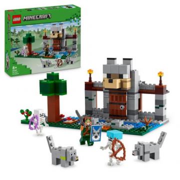 LEGO® Minecraft® - Fortareata lupilor 21261, 312 piese