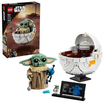 Lego Star Wars Grogu cu Landoul Planor 75403