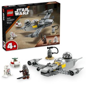 LEGO® Star Wars TM - Nava de lupta stelara N-1 a lui Mando si Grogu 75410, 92 piese