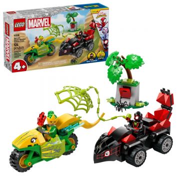 Lego Super Heroes Spin si Electro in dinovehicule 11198