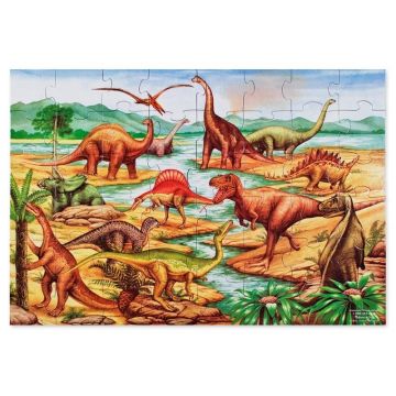 Melissa & Doug - Puzzle De Podea Cu Dinozauri