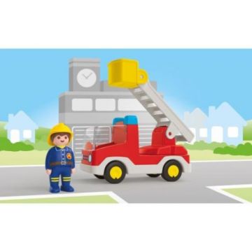 Playmobil Junior - Camion cu pompier