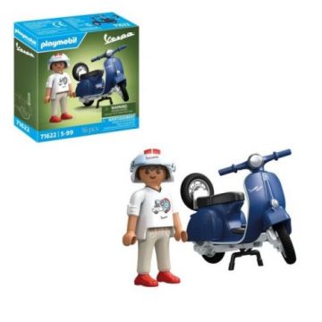 Playmobil - Vespa albastra cu un barbat