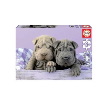 Puzzle 100 piese Educa Puppy Friends