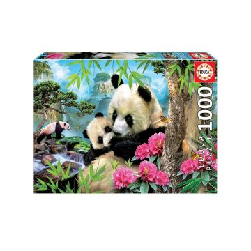 Puzzle 1000 piese Educa Panda Family