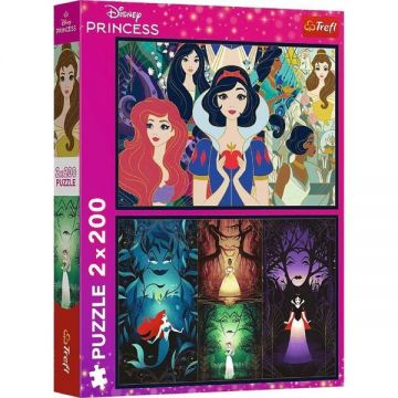 Puzzle 2 x 200: Disney Princess. Frumoasele printese